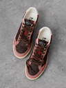 BOAX - BASKETS "ACE" BORDEAUX ET ROSES