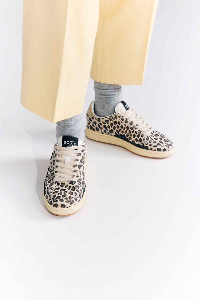 BOAX - BASKETS "ACE" LÉOPARDS