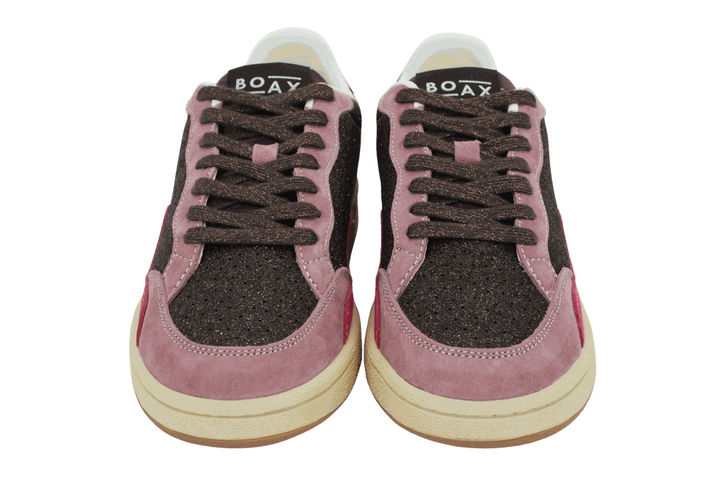 BOAX - BASKETS "ACE" BORDEAUX ET ROSES