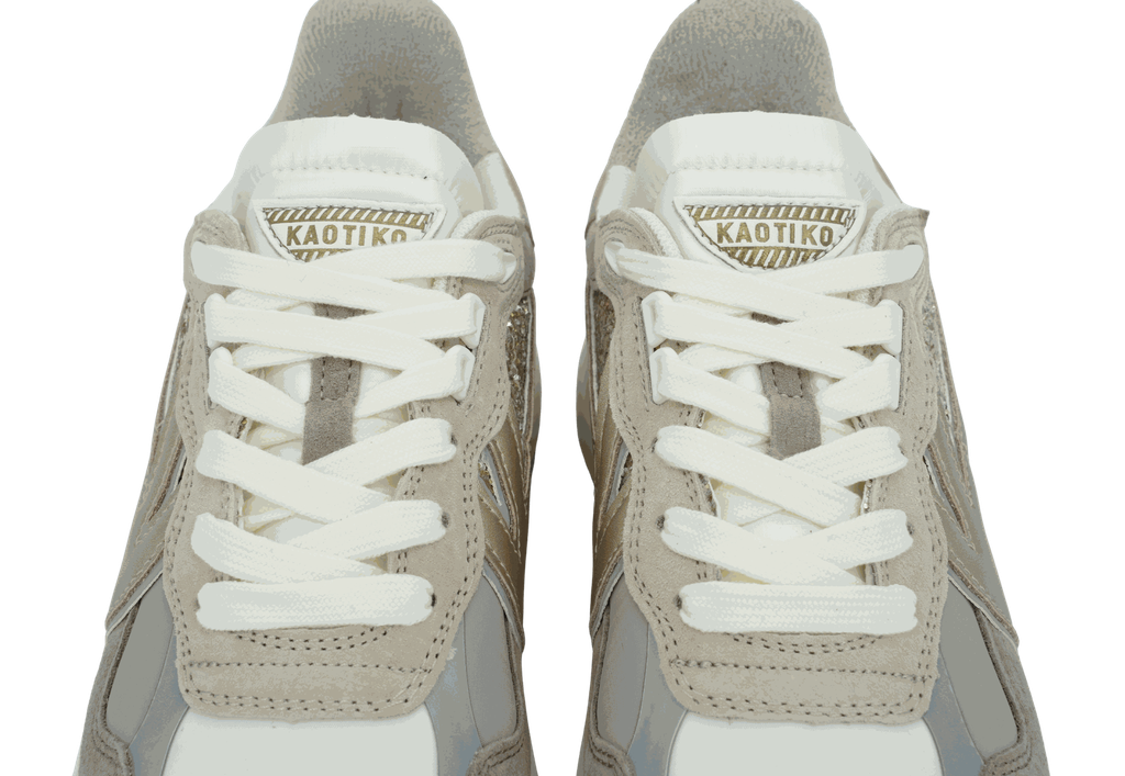 KAOTIKO - BASKETS "DETROIT GLAM" BEIGE