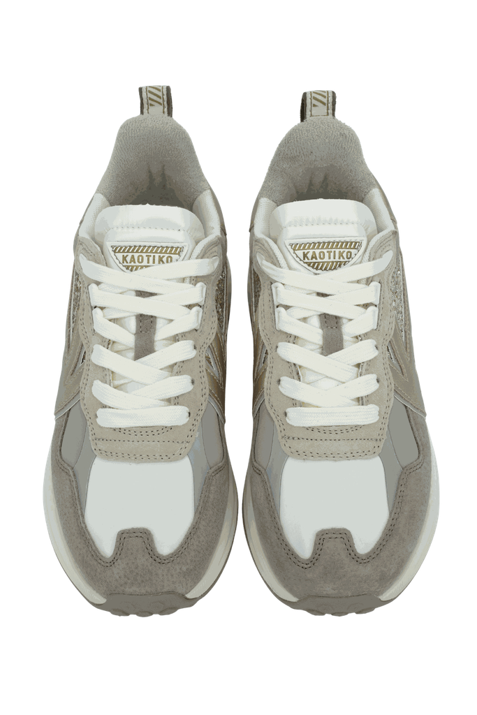KAOTIKO - BASKETS "DETROIT GLAM" BEIGE