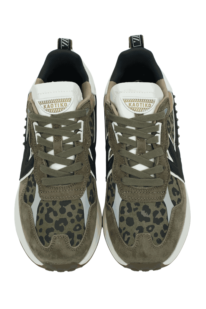 KAOTIKO - BASKETS "DETROIT GLAM" KAKI