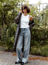 CATWALK JUNKIE - JEANS AUX BORDS PLIÉS