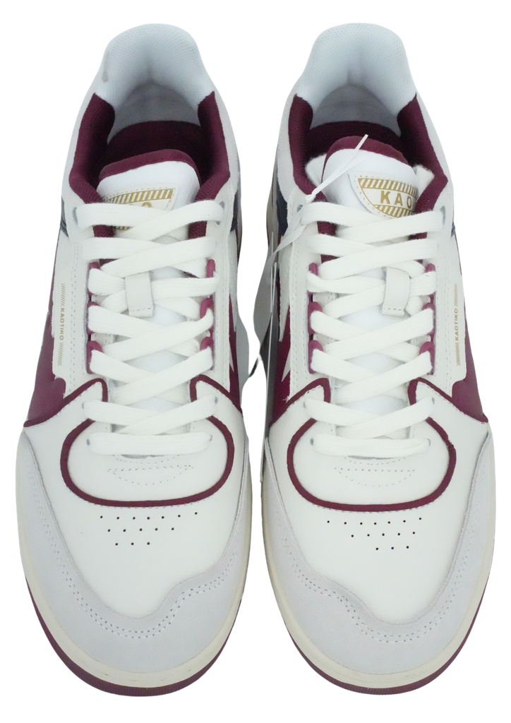 KAOTIKO - BOSTON WHITE/BURGUNDY