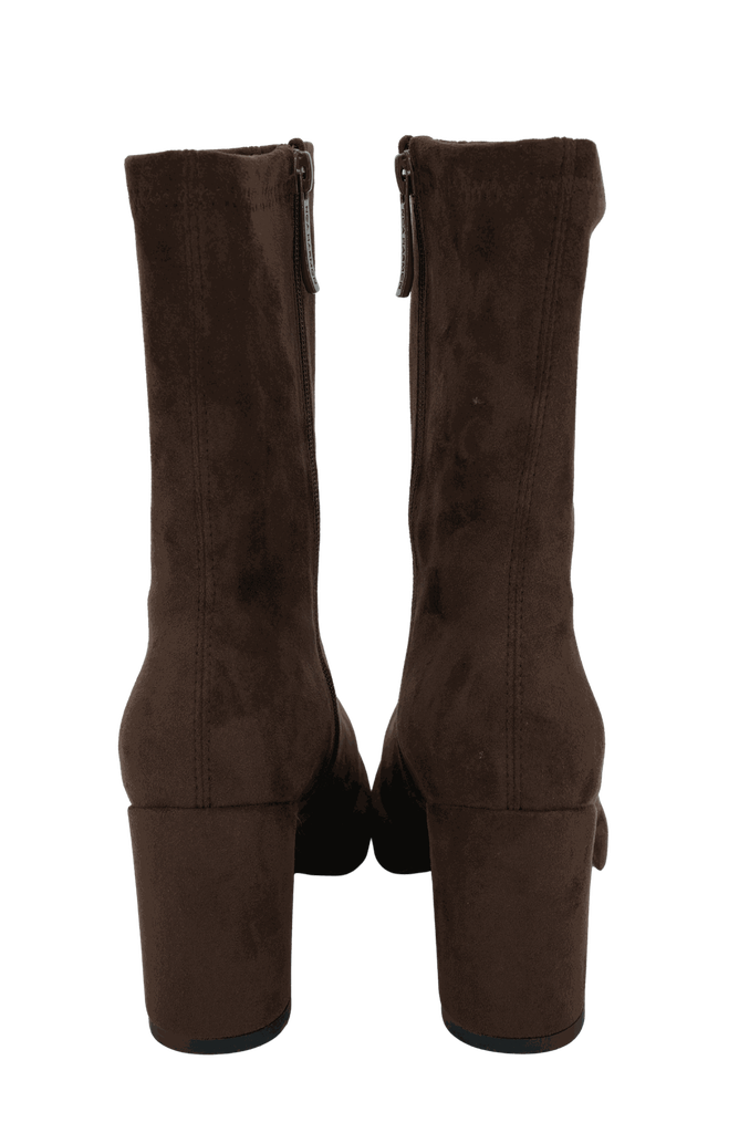 NOA HARMON - BOTTINES À TALONS MARRONS