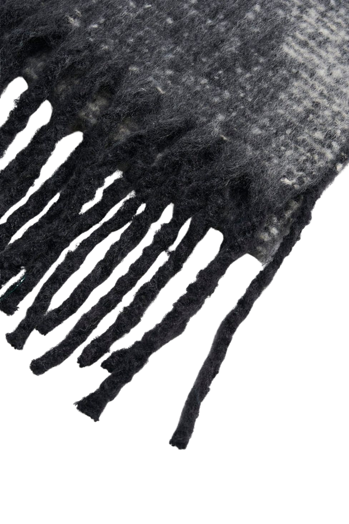 KAFFE - ÉCHARPE "KAVINJA" NOIRE ET GRISE