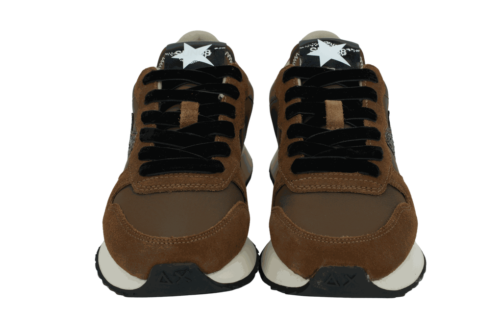 SUN68 - BASKETS "STARGIRL GLITTER" MARRONS