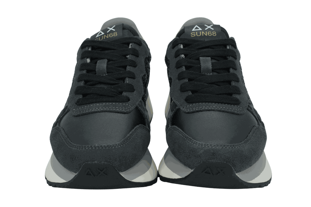 SUN68 - BASKETS "BIG ALLY GLITTER" GRISES