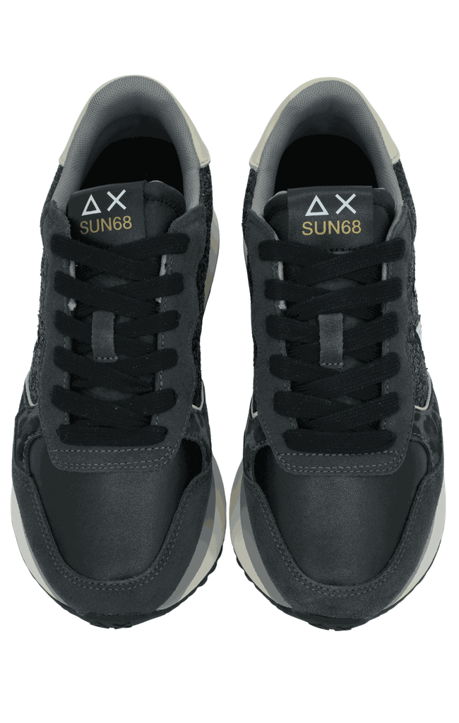 SUN68 - BASKETS "BIG ALLY GLITTER" GRISES