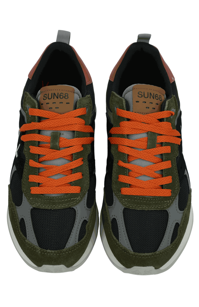 SUN68 - BASKETS "JAKI OUTDOOR" MILITAIRES