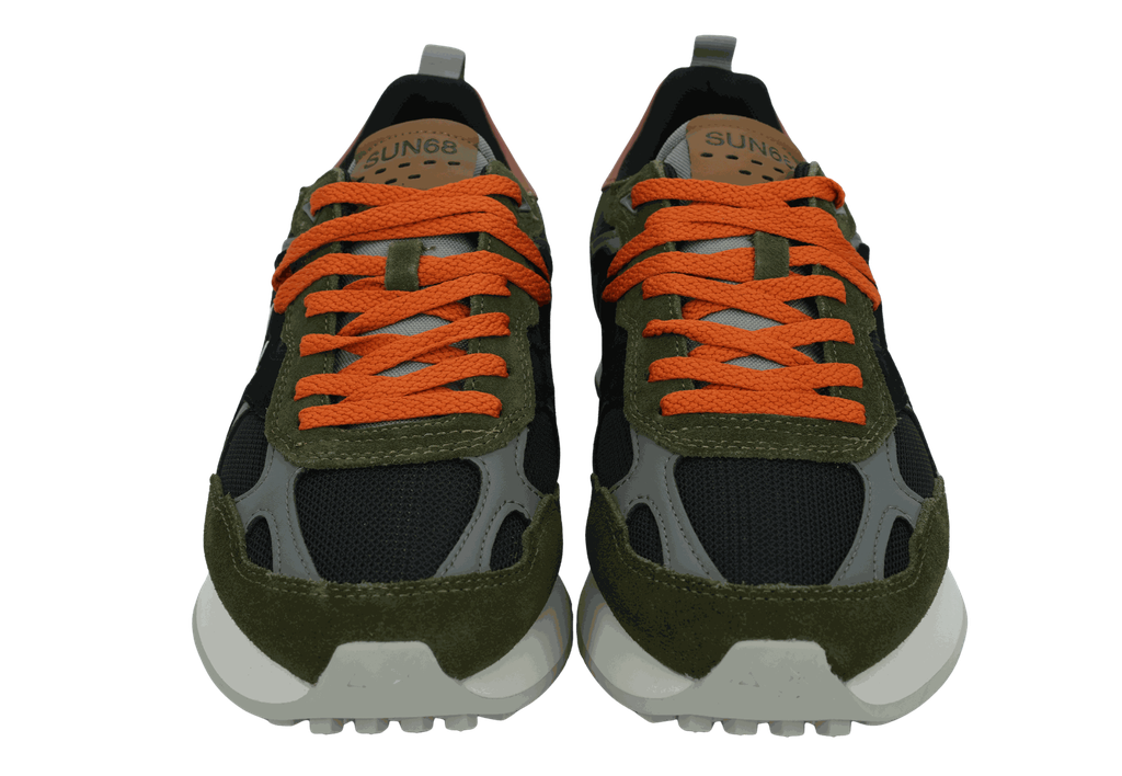 SUN68 - BASKETS "JAKI OUTDOOR" MILITAIRES