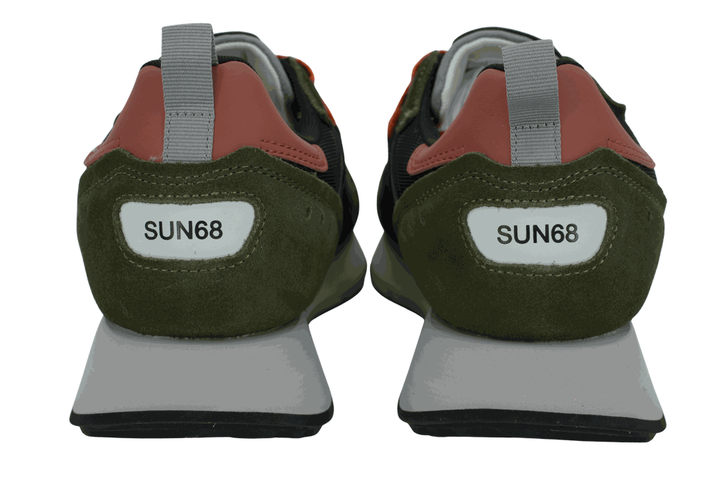 SUN68 - BASKETS "JAKI OUTDOOR" MILITAIRES