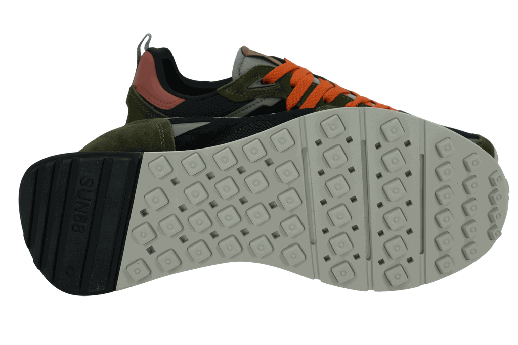 SUN68 - BASKETS "JAKI OUTDOOR" MILITAIRES