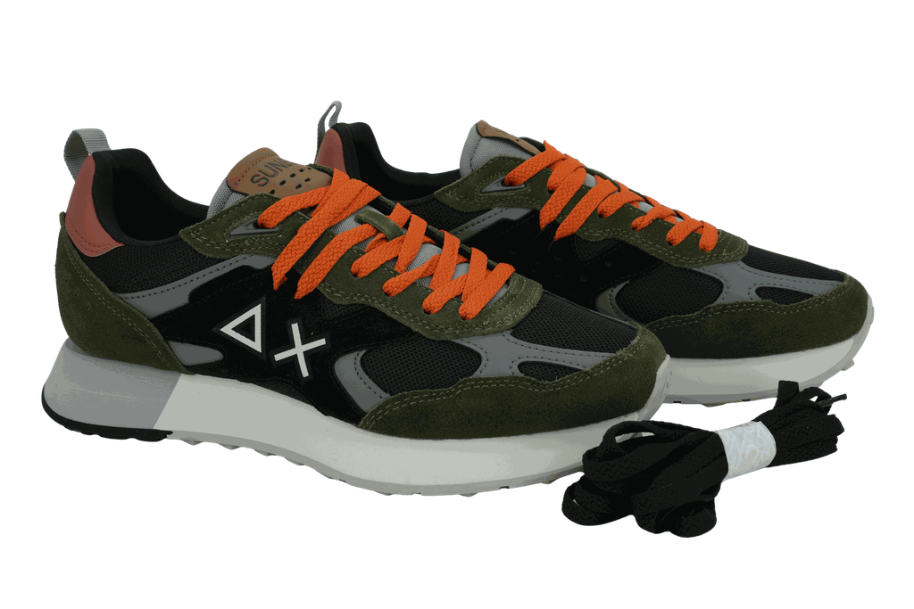 SUN68 - BASKETS "JAKI OUTDOOR" MILITAIRES