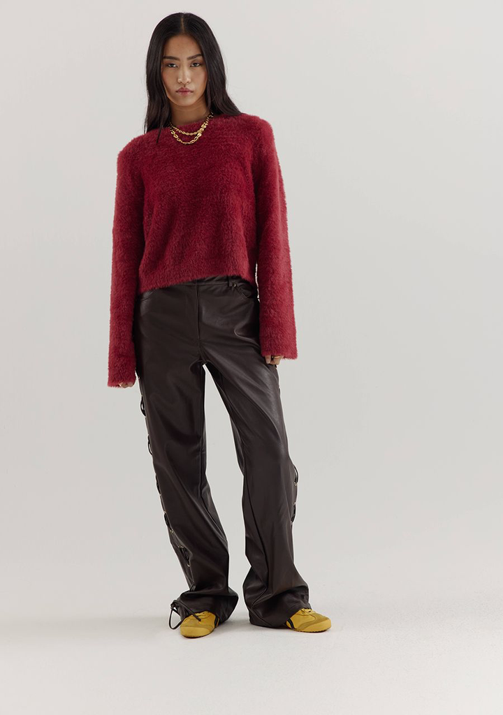HARPER AND YVE - PULLOVER "NINA" ROUGE