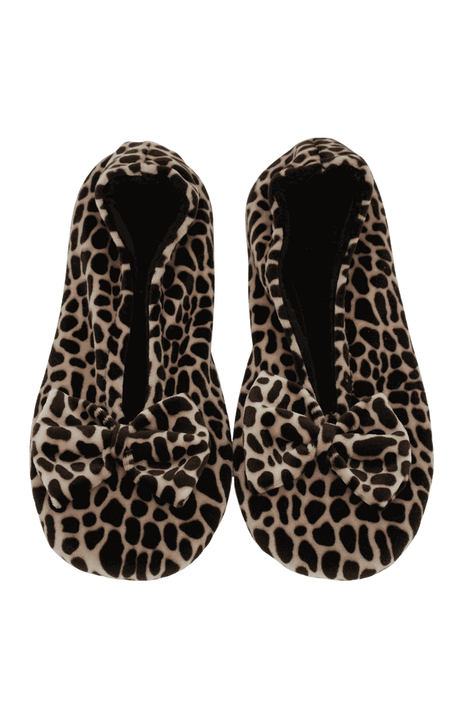 ISOTONER - PANTOUFLES BALLERINES LÉOPARDS