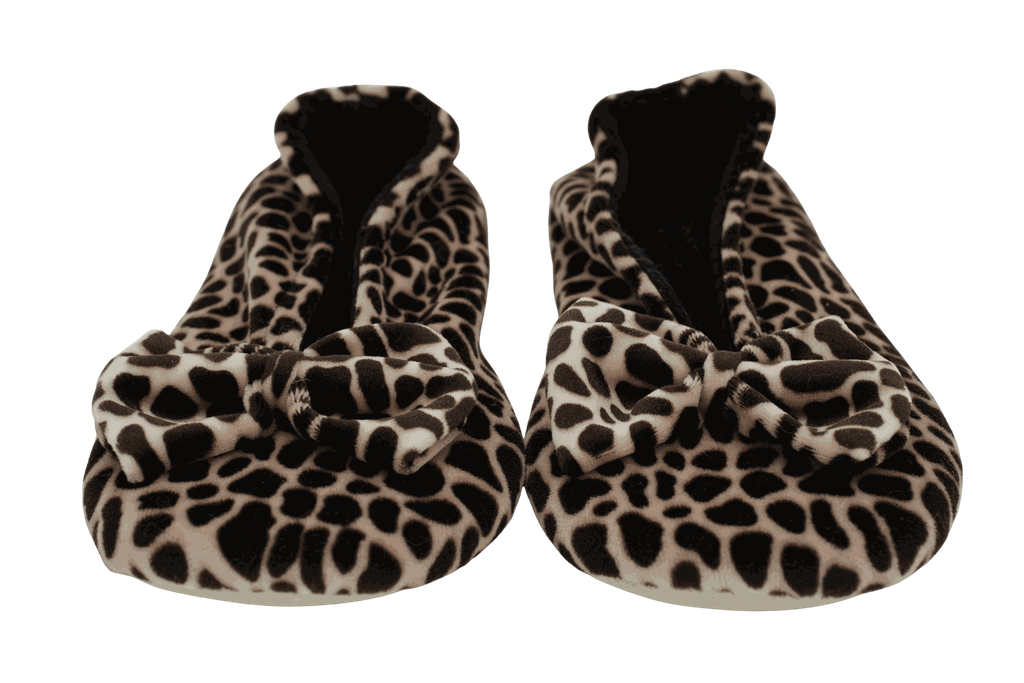 ISOTONER - PANTOUFLES BALLERINES LÉOPARDS