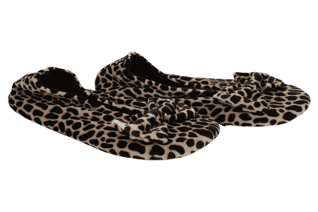 ISOTONER - PANTOUFLES BALLERINES LÉOPARDS