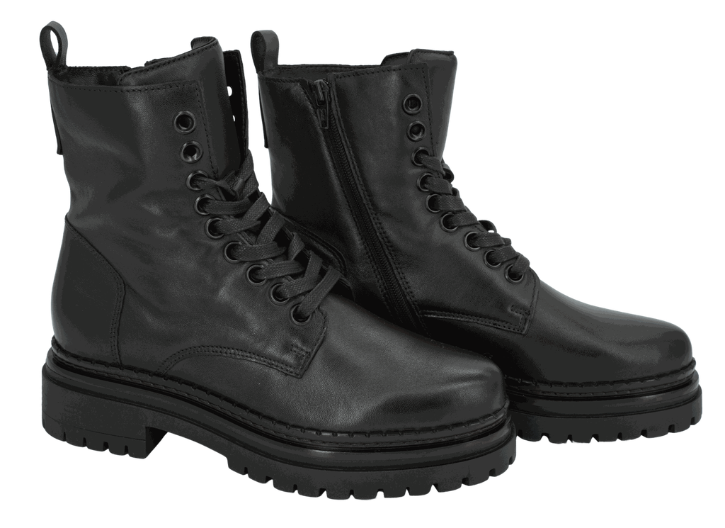 MJUS - BOTTINES À TIRETTES "DEREK" MARRONS