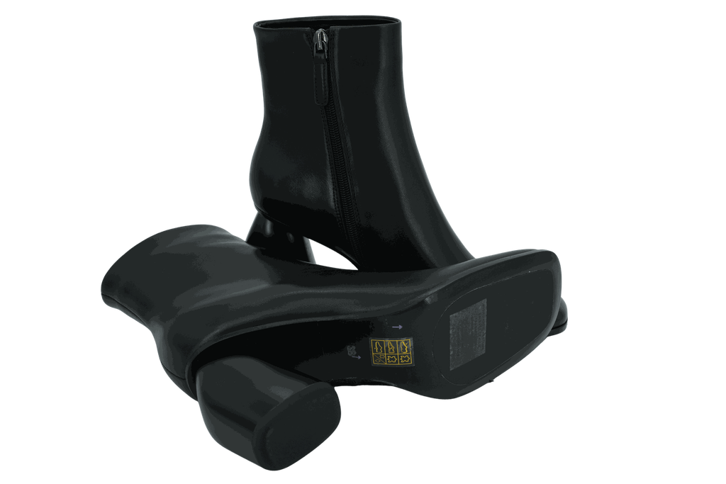 MI/MAI - BOTTINES À TALONS "RAMS" NOIRES