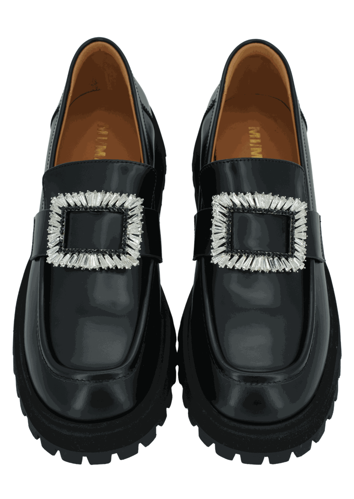 MI/MAI - MOCASSINS "VEGAS" NOIRS