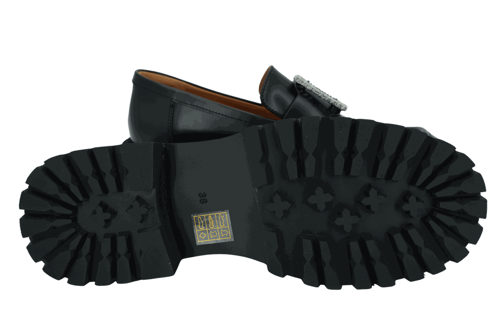 MI/MAI - MOCASSINS "VEGAS" NOIRS