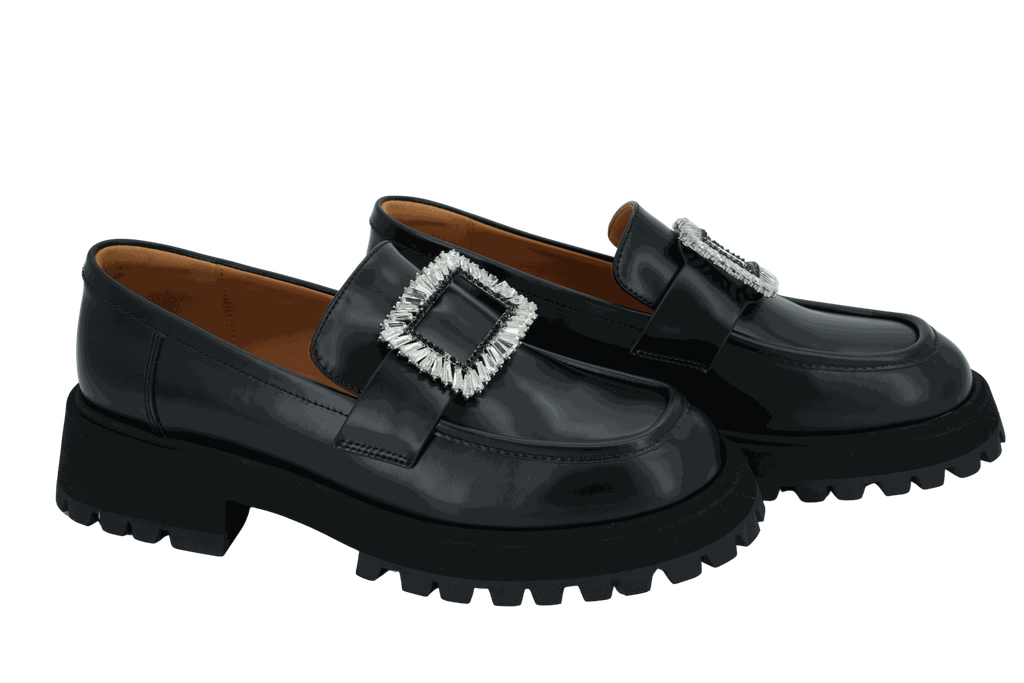 MI/MAI - MOCASSINS "VEGAS" NOIRS