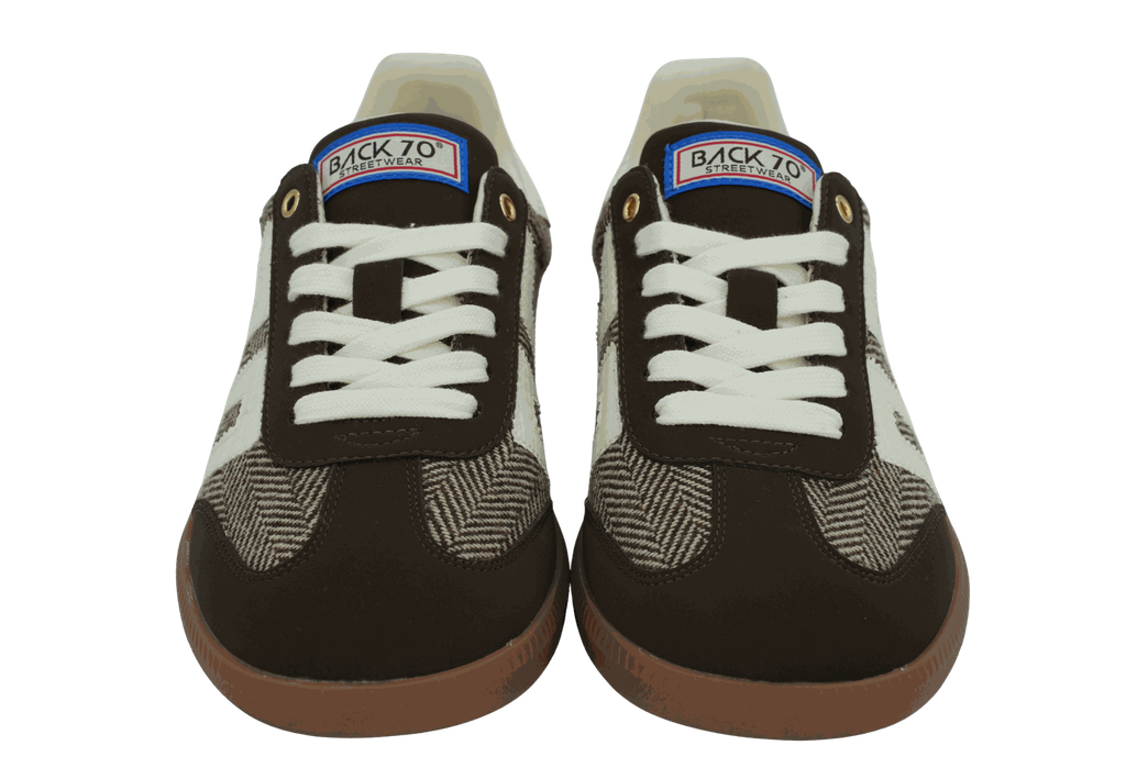 BACK70 - BASKETS "CLOUD" CHEVRONS MARRONS