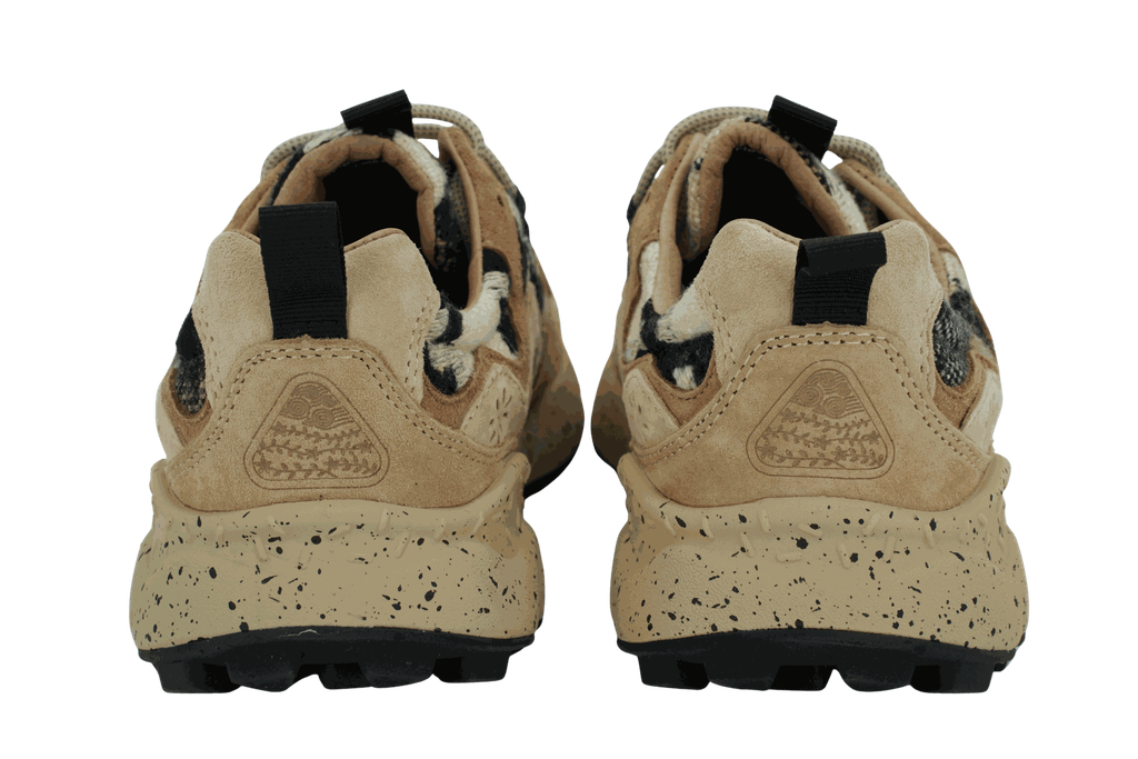 FLOWER MOUNTAIN - BASKETS "YAMANO 3" BEIGES ET NOIRES