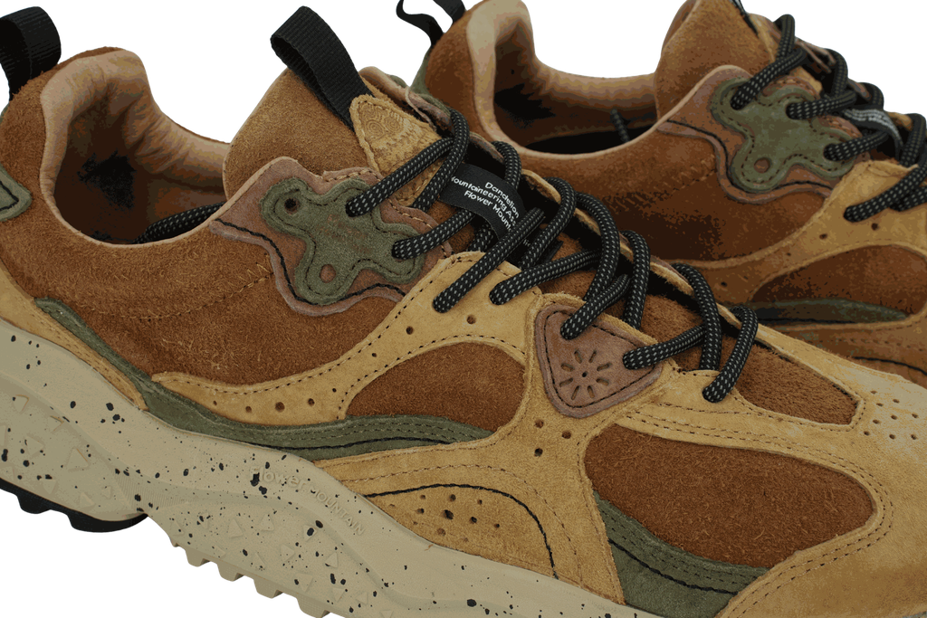 FLOWER MOUNTAIN - BASKETS "WAVE" MARRONS ET KAKIS