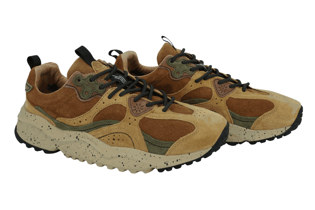 FLOWER MOUNTAIN - BASKETS "WAVE" MARRONS ET KAKIS