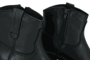 APPLE OF EDEN - BOOTS WESTERN "EVIE" CUIR NOIRE