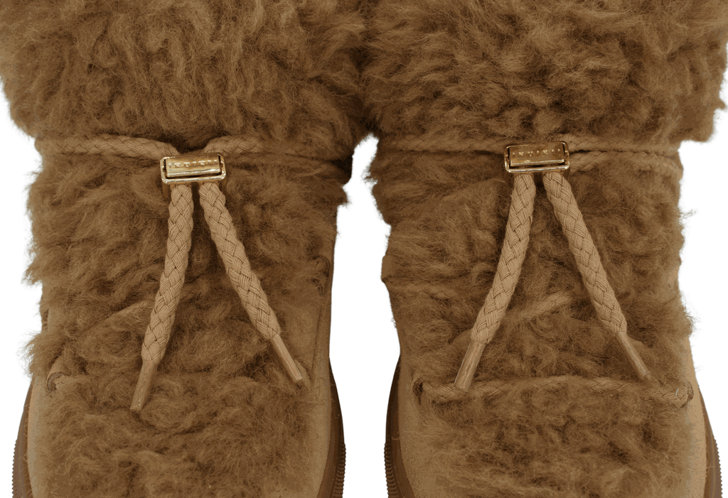 INUIKII - BOOTS FOURRÉES "TEDDY LOW" BEIGES