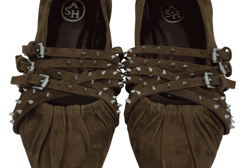 ASH - BALLERINE "BRENDA" DAIM MARRON