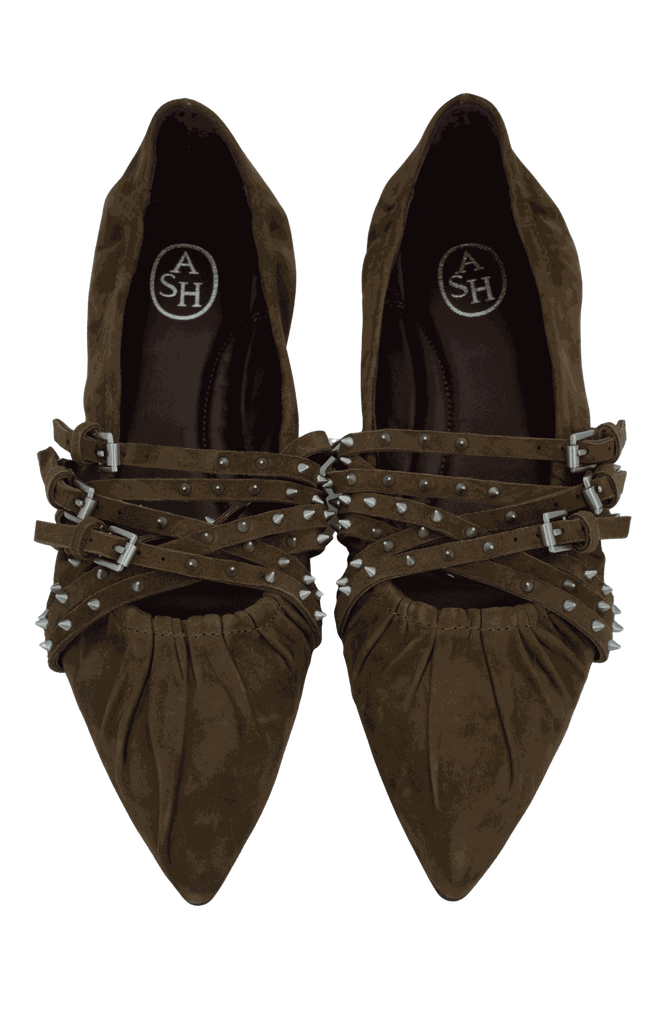 ASH - BALLERINE "BRENDA" DAIM MARRON