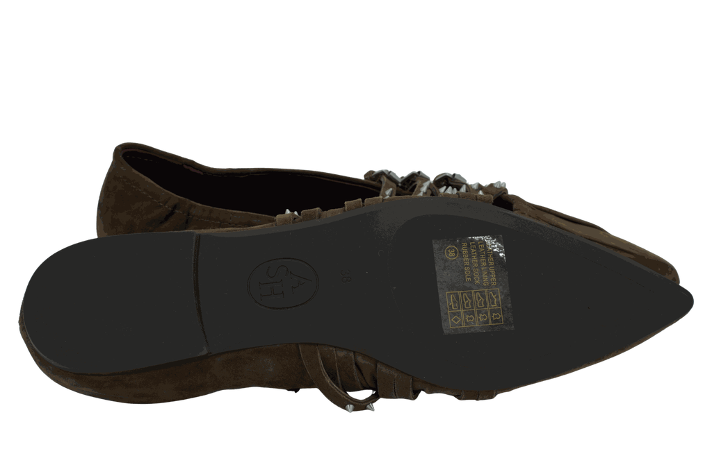 ASH - BALLERINE "BRENDA" DAIM MARRON