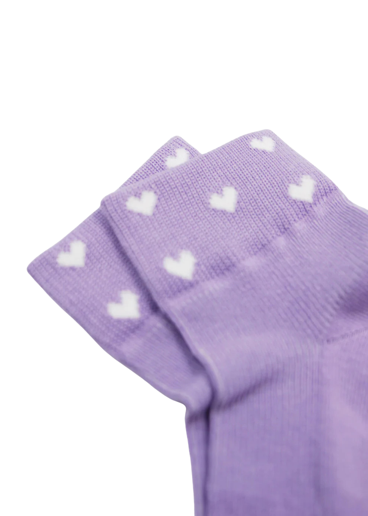 JCLAY - CHAUSSETTES COURTES "LAVENDA HEARTS"
