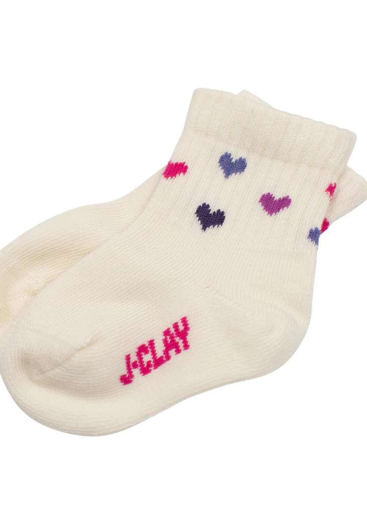 JCLAY - CHAUSSETTES ENFANTS "COLOUR HEARTS"