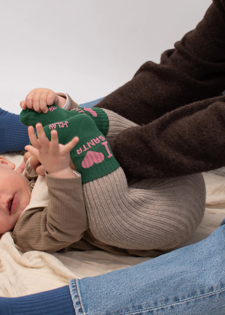 JCLAY - CHAUSSETTES ENFANTS "I LOVE SANTA"