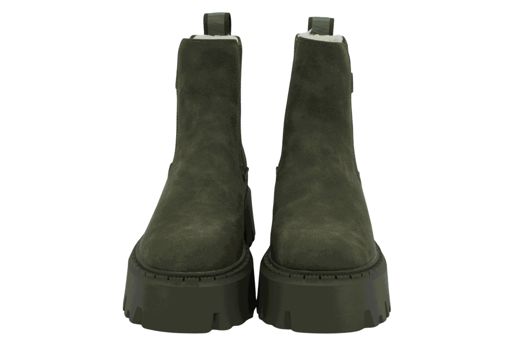 BUFFALO - BOOTS CHELSEA "ASPEN" KAKIS FOURRÉES