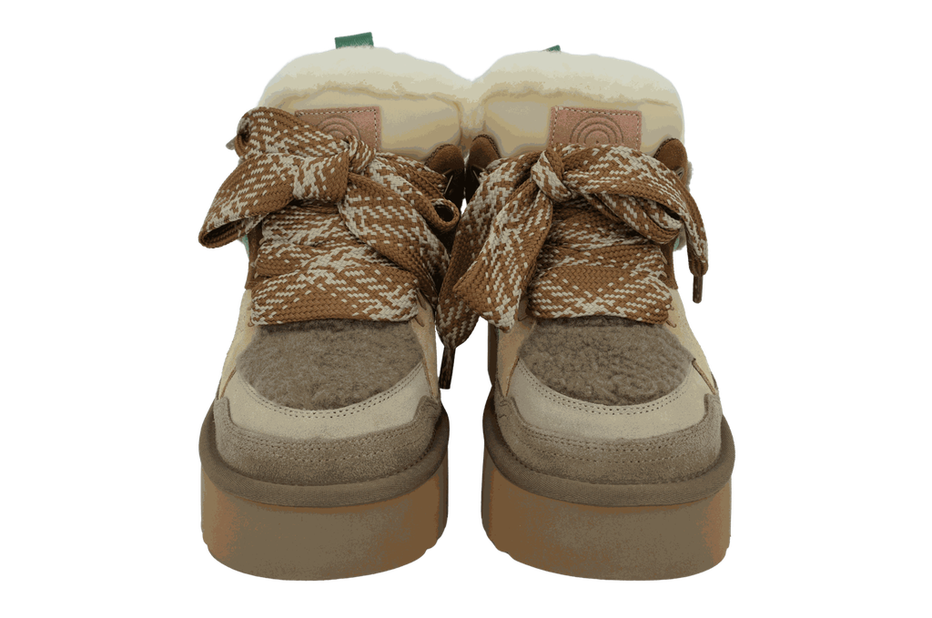 MISS OLIVIA - BASKETS FOURRÉES "MOON" TAUPE