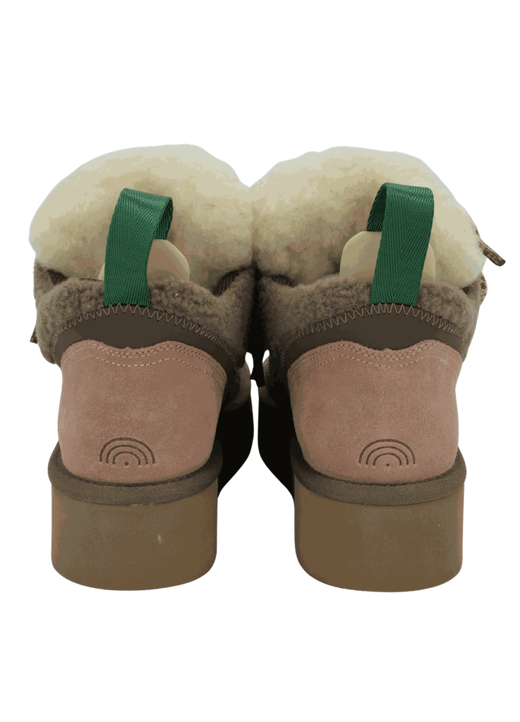 MISS OLIVIA - BASKETS FOURRÉES "MOON" TAUPE