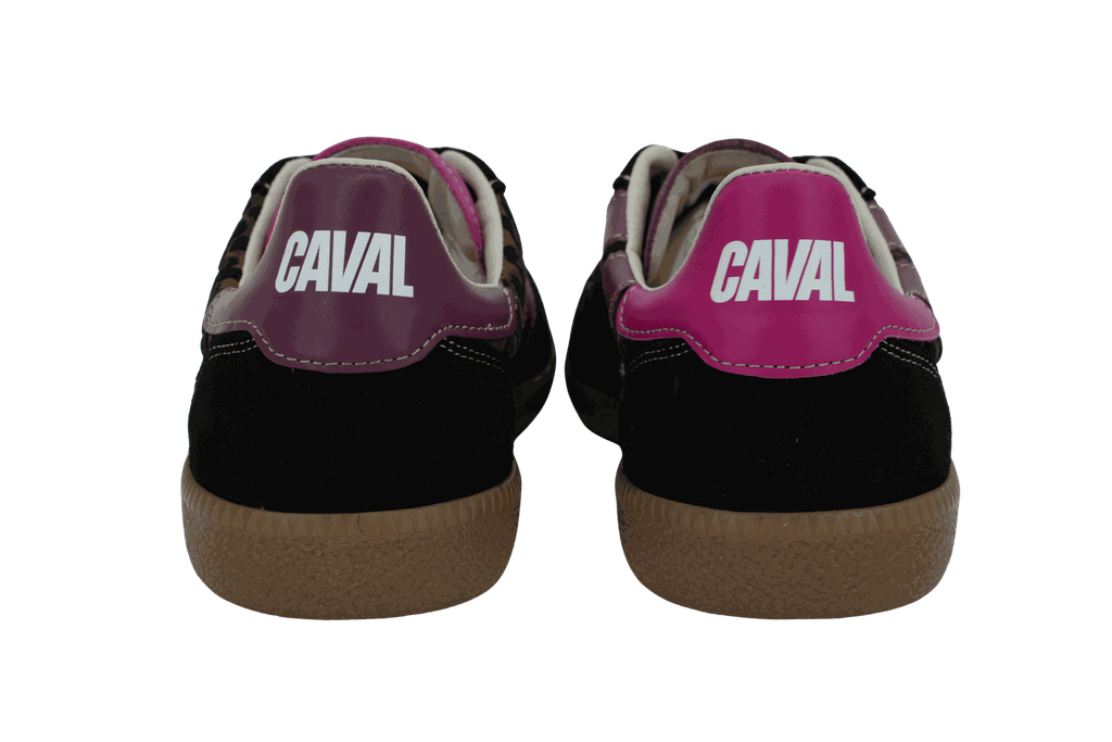CAVAL - BASKETS "PULSE" MARRONS LÉOPARDS
