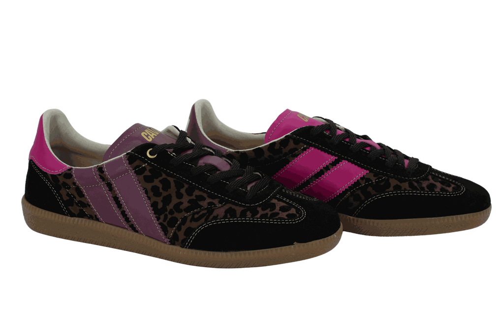 CAVAL - BASKETS "PULSE" MARRONS LÉOPARDS