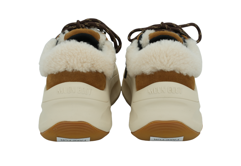 MOON BOOT - BASKETS "CITY SHEARLING" COGNACS