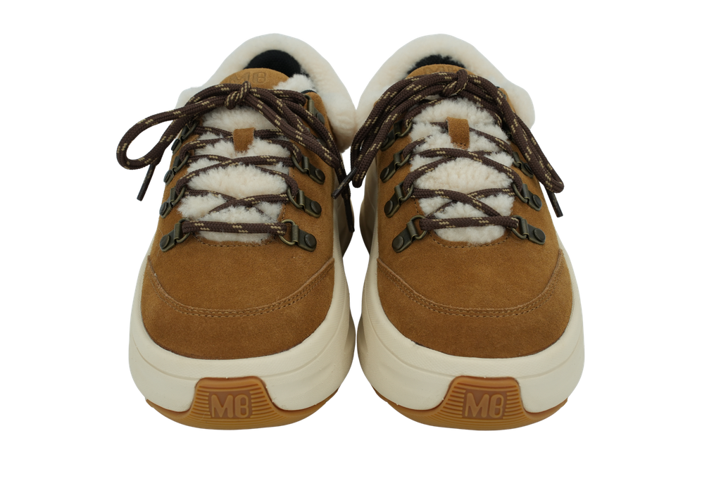 MOON BOOT - BASKETS "CITY SHEARLING" COGNACS