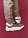 MOON BOOT - BASKETS "CITY SHEARLING" COGNACS