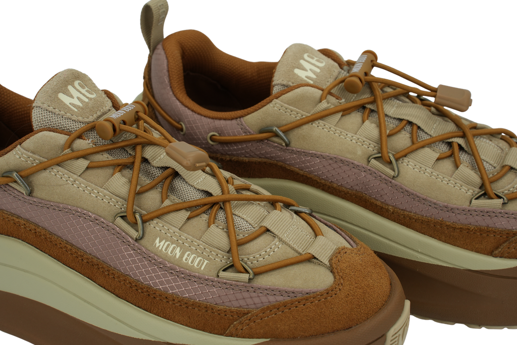 MOON BOOT - BASKETS "XLACE SAFARI" BEIGES