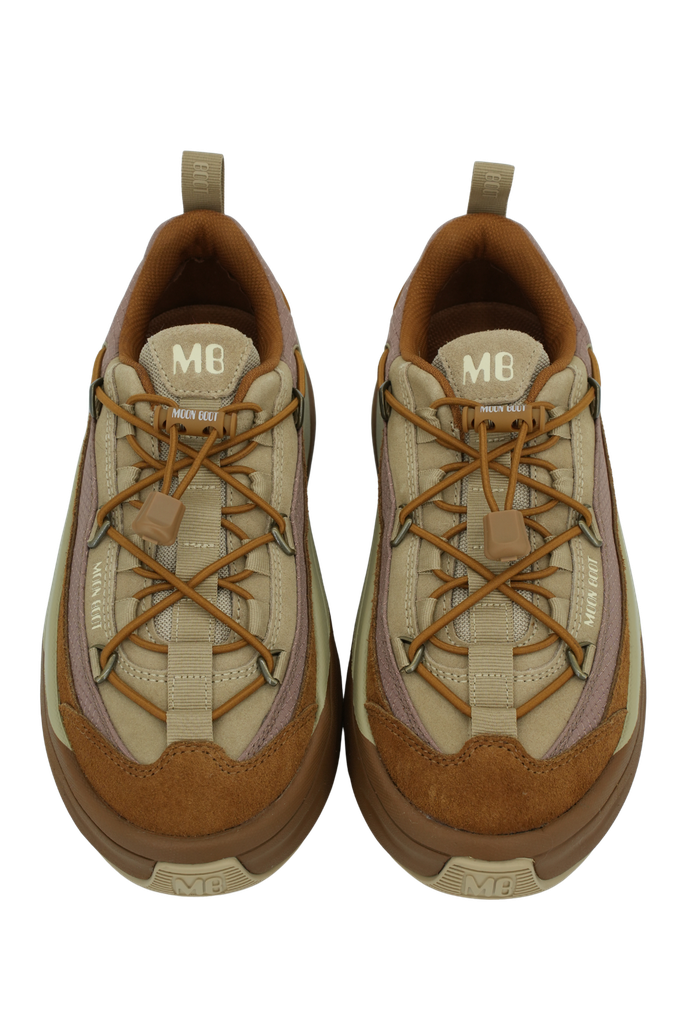 MOON BOOT - BASKETS "XLACE SAFARI" BEIGES
