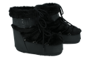 MOON BOOT - BOOTS "ICON LOW FAUX FUR" NOIRES